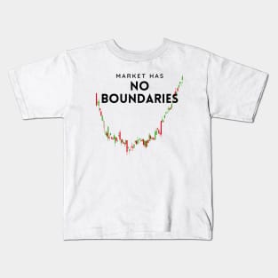Market Has No Boundaries (Black) Kids T-Shirt